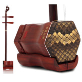 HuQiu "Phoenix Singing in the Wutong Tree" Indian Small-Leaf Rosewood Erhu 5168-J – Professional Performance Erhu