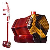Wan Qixing African Sandalwood Erhu – Beginner to Advanced Level Professional Chinese Fiddle