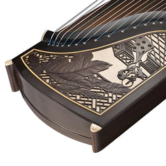 Dunhuang Guzheng 695D "Meizhuang Melody" – Premium Carved Zither with Bright and Expressive Tone