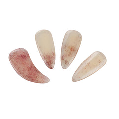 Premium Red Yak Horn Finger Picks for Pipa & Guzheng – Double Arc Design for Performance & Practice