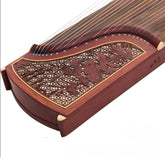 Dunhuang Guzheng 694FFW "Lotus Dew Fragrance" – Premium Carved Zither with High Brightness and Rich Expressive Tone