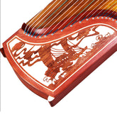 Dunhuang Guzheng 694M-YF "Fishing Boat Song at Dusk (Smooth Sailing)" – 163cm Zither with Ancient Rosewood, Premium Sound and Design