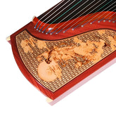 Dunhuang Guzheng 692F "Jade Shadow Eternal" – Premium Carved Zither with Transparent and Bright Tone
