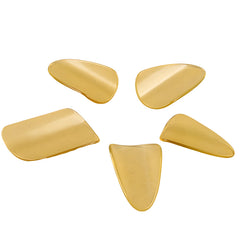 Biyao Celluloid Pipa Picks – Transparent Yellow | Professional Grade for Children & Adults | Full Set with Metal Storage Box