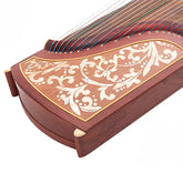 Dunhuang Guzheng 694LC-C "Auspicious Clouds" – Premium Zither with Mother-of-Pearl Inlay and Bright, Transparent Sound