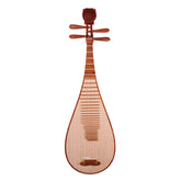 YueHai 914JZ-21 Concert Pipa – Dalbergia Ostosperma Wood, Natural Polish, Yun Cloud Head, Wooden Pegs