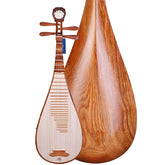 Xinghai 89113-A Professional Pipa – Hedgehog Rosewood Chinese Lute with Hand-Polished Finish