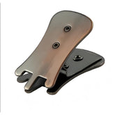 Professional Brushed Antique Copper Erhu Mute – Sound Dampener Clip for Erhu Bridge