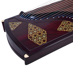 Dunhuang 9DH698LC "Rainbow Feathers" Guzheng - Handcrafted with Colorful Mother-of-Pearl Inlay