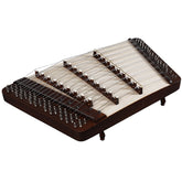 YueHai 601YZ Beginner Mini Yangqin – Le Zhi Chu Series Small Dulcimer in Chestnut Wood