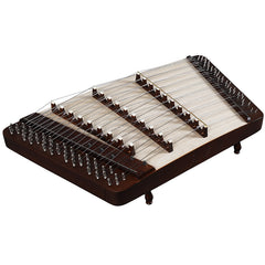 YueHai 601YZ Beginner Mini Yangqin – Le Zhi Chu Series Small Dulcimer in Chestnut Wood
