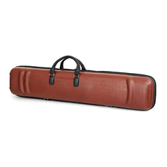 Deluxe Crocodile-Pattern Leather Erhu Case – Dual-Shoulder & Hand-Carry with Hygrometer and Storage Compartment