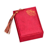 Silk Floral Finger Pick Storage Case for Guzheng & Pipa – Compact & Portable Accessory Organizer