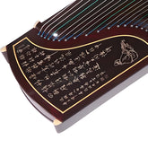 Dunhuang Guzheng 698T "Tian Zhen Yuan Yun (Calligraphy)" – Premium Bone Inlay Craft, Crisp High Tones, Full Midrange, Ideal for Performances