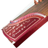 Huali Guzheng 501GS “Flowing Clouds” – Rosewood Frame, Bone Powder Inlay, Grade A Paulownia Soundboard