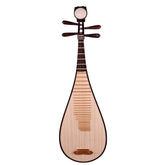 YueHai 918 Pipa – Dalbergia Louvelii Wood, Natural Finish, Yun Cloud Head, Wooden Pegs