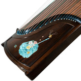 Huali Guzheng 803BD “Chasing Butterflies” — Ebony Frame, Mother-of-Pearl Inlay, Professional Grade