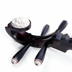 Pipa 8972XY – African Rosewood with "Prosperity Floral" Inlays