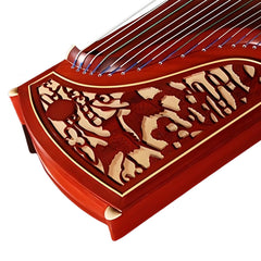Dunhuang Guzheng 696D – "Twin Cranes at Sunrise" | Elegant Starter Guzheng with Bright, Resonant Tone