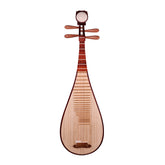 YueHai 912-B African Rosewood Pipa – Natural Finish, Wooden Pegs, Yun Cloud Head