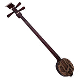 YueHai Model 301 Hardwood Xiao Sanxian – Deep Red Finish, Handcrafted Traditional Chinese Instrument