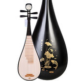 Xinghai 8971LY Pipa – Hardwood Chinese Lute with Decorative Design for Beginners & Students
