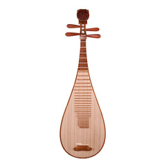 YueHai Pipa 9119-1 – Premium Chinese Lute in Natural Finish Rosewood with Cloud Motif