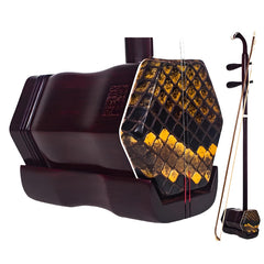 Lu Linsheng Limited Edition Indian Red Sandalwood Erhu – Soloist & Collector’s Model (Zitan King / Flowing Cloud Editions)
