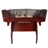 YueHai 622M-A Dragon Carving Yangqin – Premium African Rosewood, Model 402 Professional Dulcimer