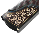 Dunhuang Guzheng 692LC "Splendid Courtyard" – Premium Carved Zither with Transparent and Bright Tone