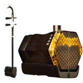 Wan Qixing Ebony(黑檀) Erhu – Authentic Chinese Fiddle for Beginners & Intermediate Players