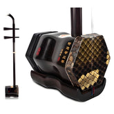 HuQiu Premium Ming-Qing Old Rosewood Erhu 5139 (Golden Seal) – Professional Grade with Classic Elegance