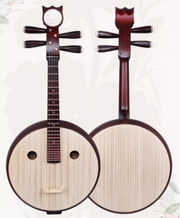 Yuehai Zhongruan 511 – Select Paulownia Top, Handmade Beginner Zhongruan, Transparent Bright Tone