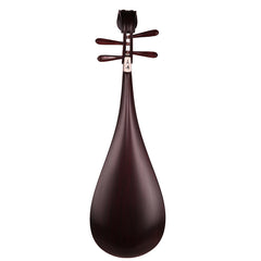 YueHai 918 Pipa – Dalbergia Louvelii Wood, Natural Finish, Yun Cloud Head, Wooden Pegs