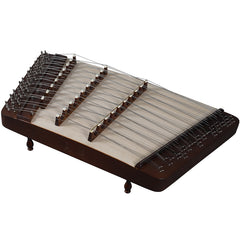 YueHai 601YZ Beginner Mini Yangqin – Le Zhi Chu Series Small Dulcimer in Chestnut Wood