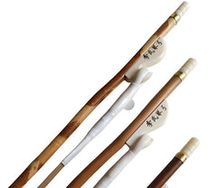LiShiQingGong Premium Erhu Bow – Natural Xiangfei Bamboo (香妃竹) & Unbleached Horsehair