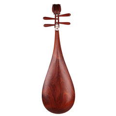 YueHai Pipa 9116-A – Premium Zambian Rosewood Chinese Lute with Cloud Motif Inlay