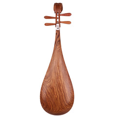 YueHai Pipa 9121 – Professional Hedgehog Rosewood Chinese Lute with Elegant Cloud Inlay