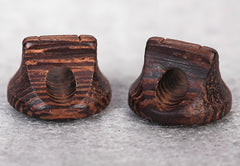 Professional Erhu Bridge - Handcrafted Chicken Wing Wood for Enhanced Sound – Premium Round Shape (Set of 3)