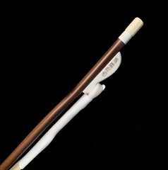 Wan Qixing Performance Erhu Bow – Red Bamboo with Natural White Horsehair