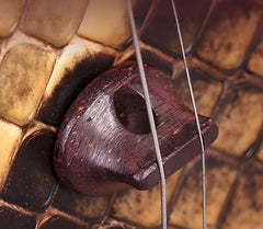 Large Red Sandalwood Erhu Bridges (Set of 3) – Oval-Shaped for Powerful Projection