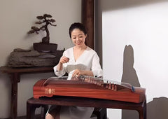 Dunhuang 9694OX100 Mini Guzheng – 100cm Portable Rosewood Short Zither for Beginners & Pros