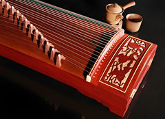 Dunhuang Guzheng 696D – "Twin Cranes at Sunrise" | Elegant Starter Guzheng with Bright, Resonant Tone