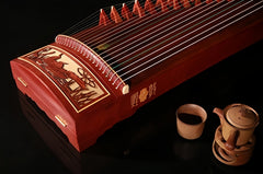Dunhuang 694D-YY "Mandarin Ducks Playing in Water" Guzheng – 163cm Chinese Zither with Luminous Sound & Elegant Shell Inlay