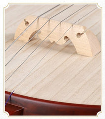 Yuehai Zhongruan 5112T - Transparent Tone with Mountain Elm Wood, Blossoming Prosperity Headpiece, and Flying Apsaras Motifs