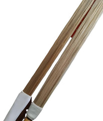 LiShiQingGong Professional Erhu Bow with Natural Unbleached White Horsehair - Purple Bamboo, 84cm