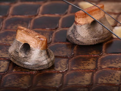 Golden Silk Nanmu & Old Pine Dual-Composite Erhu Bridge – Professional Performance Bridge for Enhanced Volume & Tone