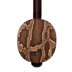 YueHai Model 301 Hardwood Xiao Sanxian – Deep Red Finish, Handcrafted Traditional Chinese Instrument