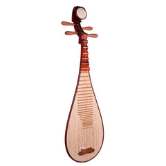 YueHai 912-B African Rosewood Pipa – Natural Finish, Wooden Pegs, Yun Cloud Head