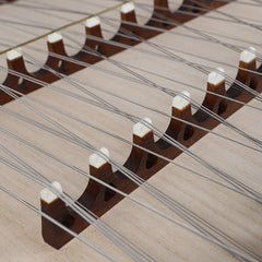 YueHai 601YZ Beginner Mini Yangqin – Le Zhi Chu Series Small Dulcimer in Chestnut Wood